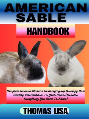 cover image of AMERICAN SABLE HANDBOOK